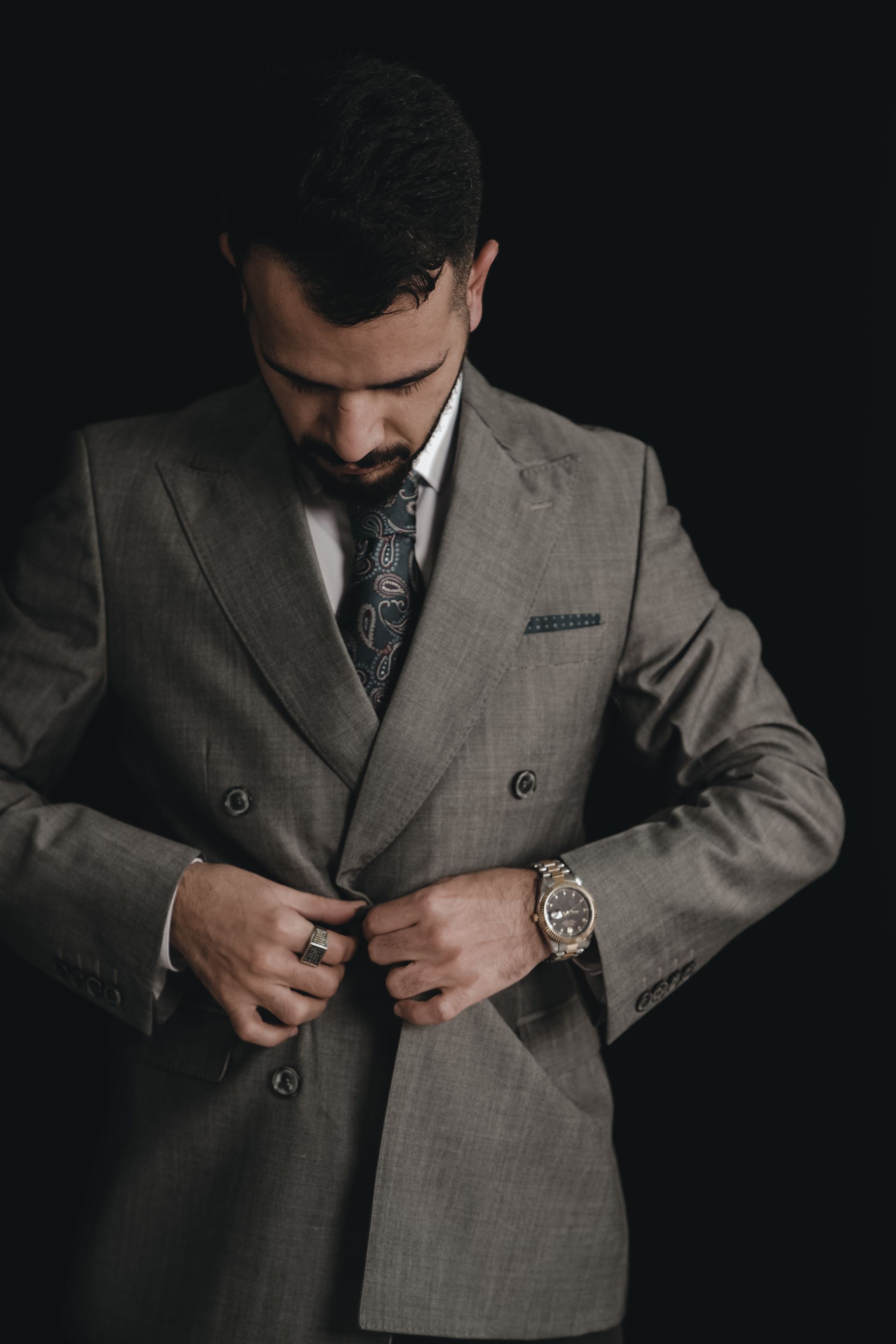 Black suit jacket, MARDON first study
